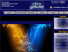 Tablet Screenshot of lileauxcotillons.com